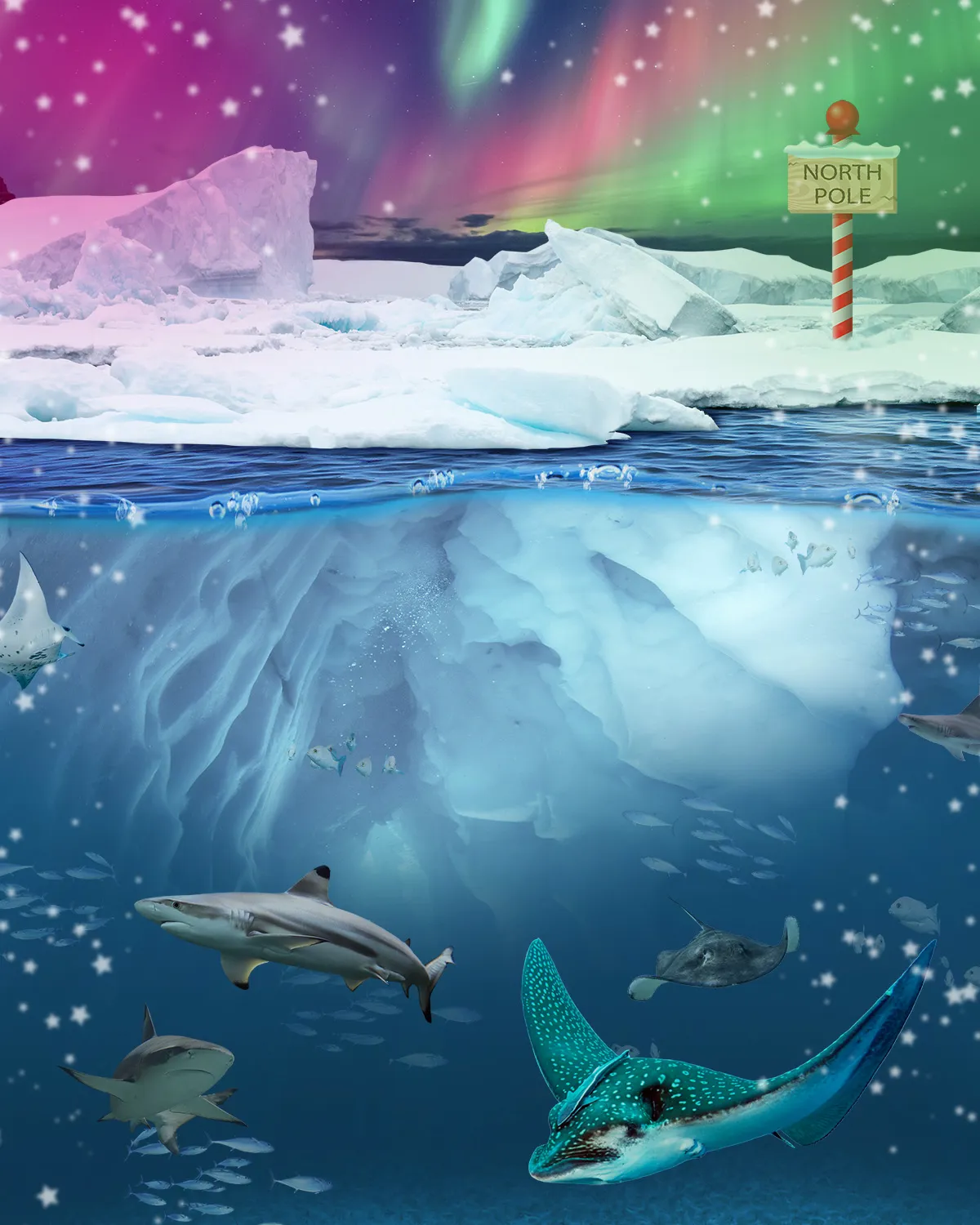 SEALIFE CHRISTMAS Event Page Mobile Header 1200X1500px