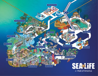 Map | SEA LIFE of Mall of America