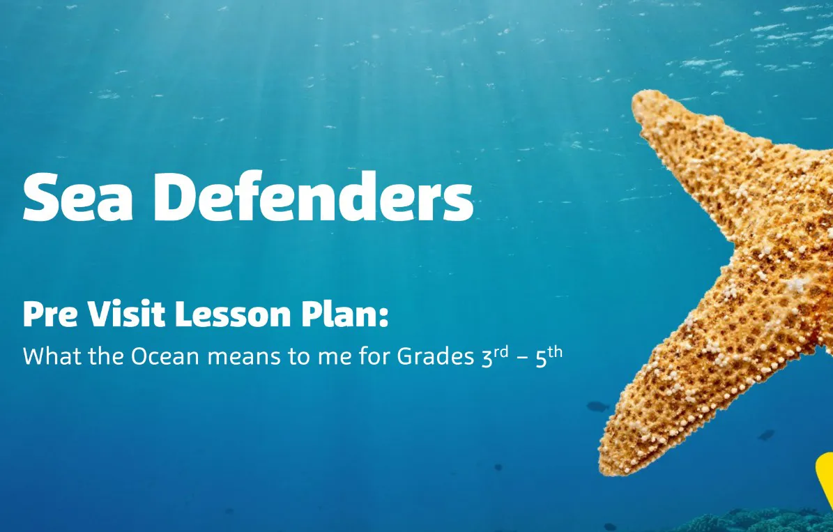 Sea Defenders Pre Lesson Sealife Schools