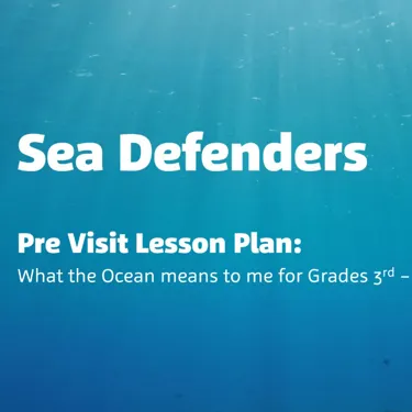 Sea Defenders Pre Lesson Sealife Schools