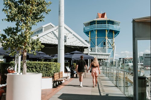 Family fun is always had at The Wharf Mooloolaba.