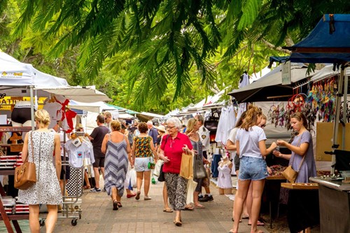 Eumundi Markets is a great place to unwind with the family - or treat yourself while the kids stay away.