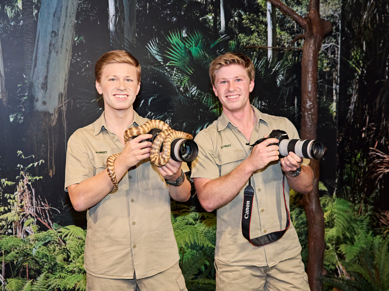 Robert Irwin Wax Figure